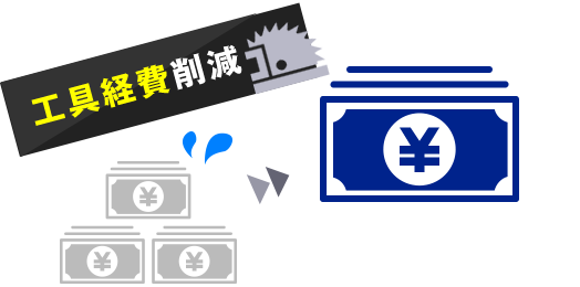 工具経費削減